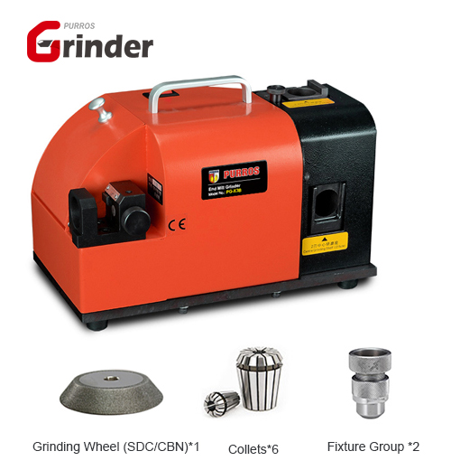 PG X3B End Mill Grinder Standard Equipment, End Mill Grinding Machines